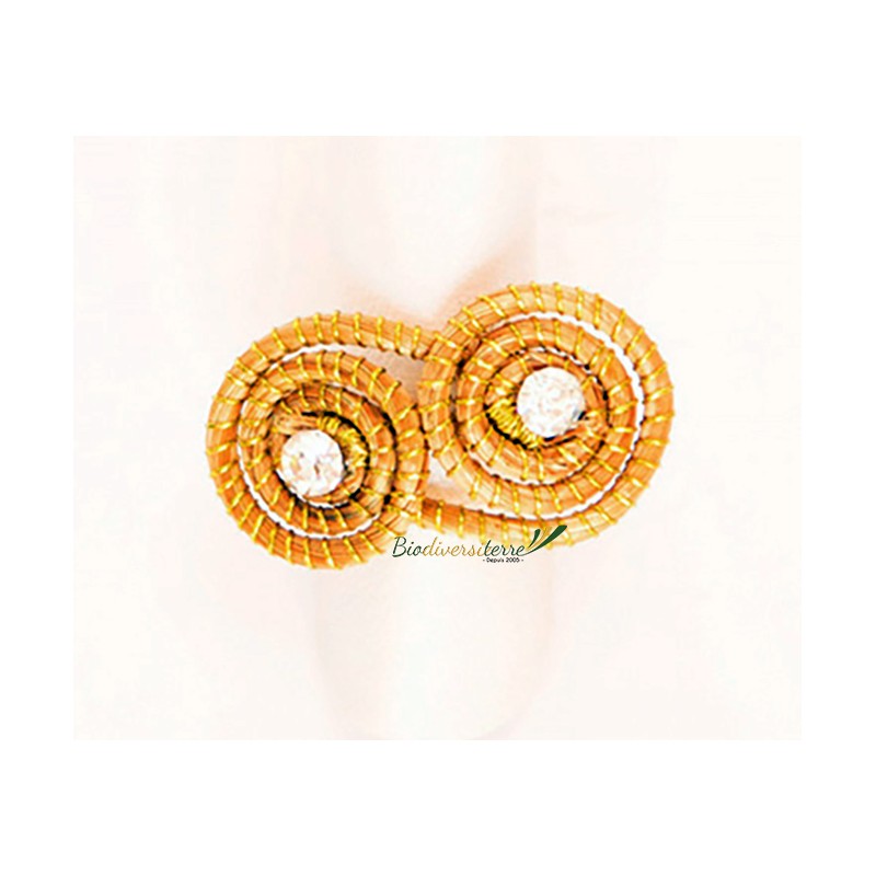 Bague Caracol strass