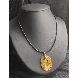 Collier Entrelacés  & Cuir