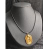 copy of collier Mandala 3,5cm sur cuir