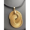 copy of collier Mandala 3,5cm sur cuir